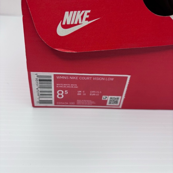 Nike Women’s Court Vision Low Sneakers - Picture 7 of 7